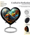 Heart Toucans Urn for adult male ashes