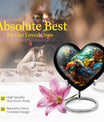 Heart Toucans Urn for adult male ashes