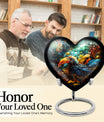 Heart Toucans Urn for adult male ashes