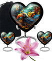Heart Toucans Urn for adult male ashes
