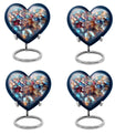 heart-shaped, 10-inch diamond Urn for ashes
