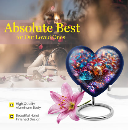 diamond urn for adult human ashes