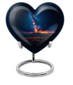 Galaxy Urn from heart design