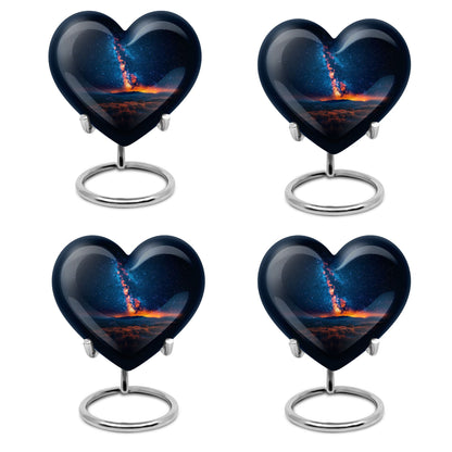 Galaxy Urn from heart design