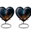 10-inch Galaxy Urn, heart design cremation urn