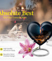 10-inch Galaxy Urn, heart design cremation urn