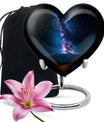 Galaxy Urn heart-shaped