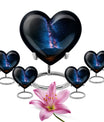 Galaxy Urn heart-shaped