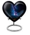 Galaxy Urn heart-shaped