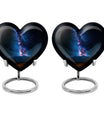 Galaxy Urn heart-shaped