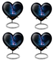 Galaxy Urn heart-shaped