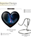 Galaxy Urn heart-shaped