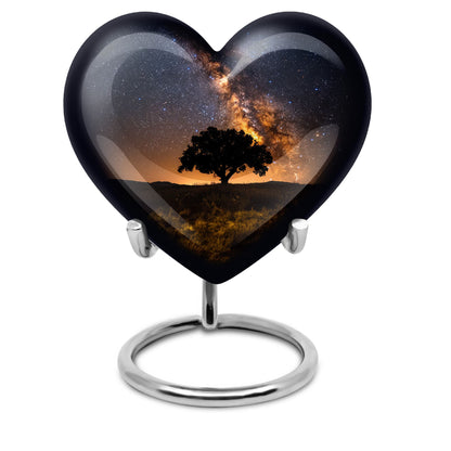 Personalized Tree of Life Keepsake Urn for Human Ashes - 10-inch, 200 cu in - Yatskia