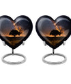 heart design Galaxy Urn