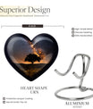 heart design Galaxy Urn