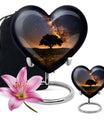heart design Galaxy Urn
