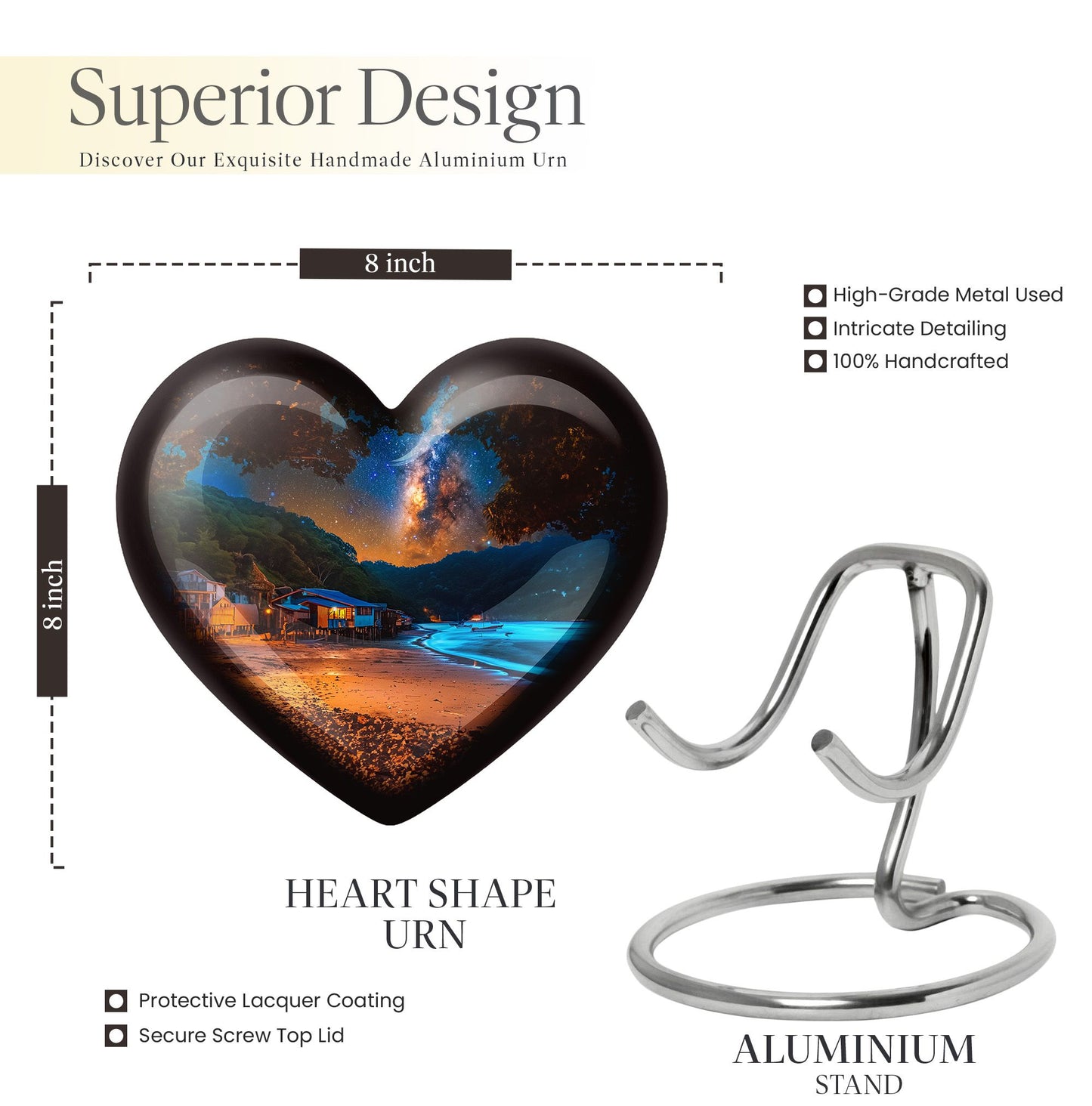  burial urn for cremation ashes 