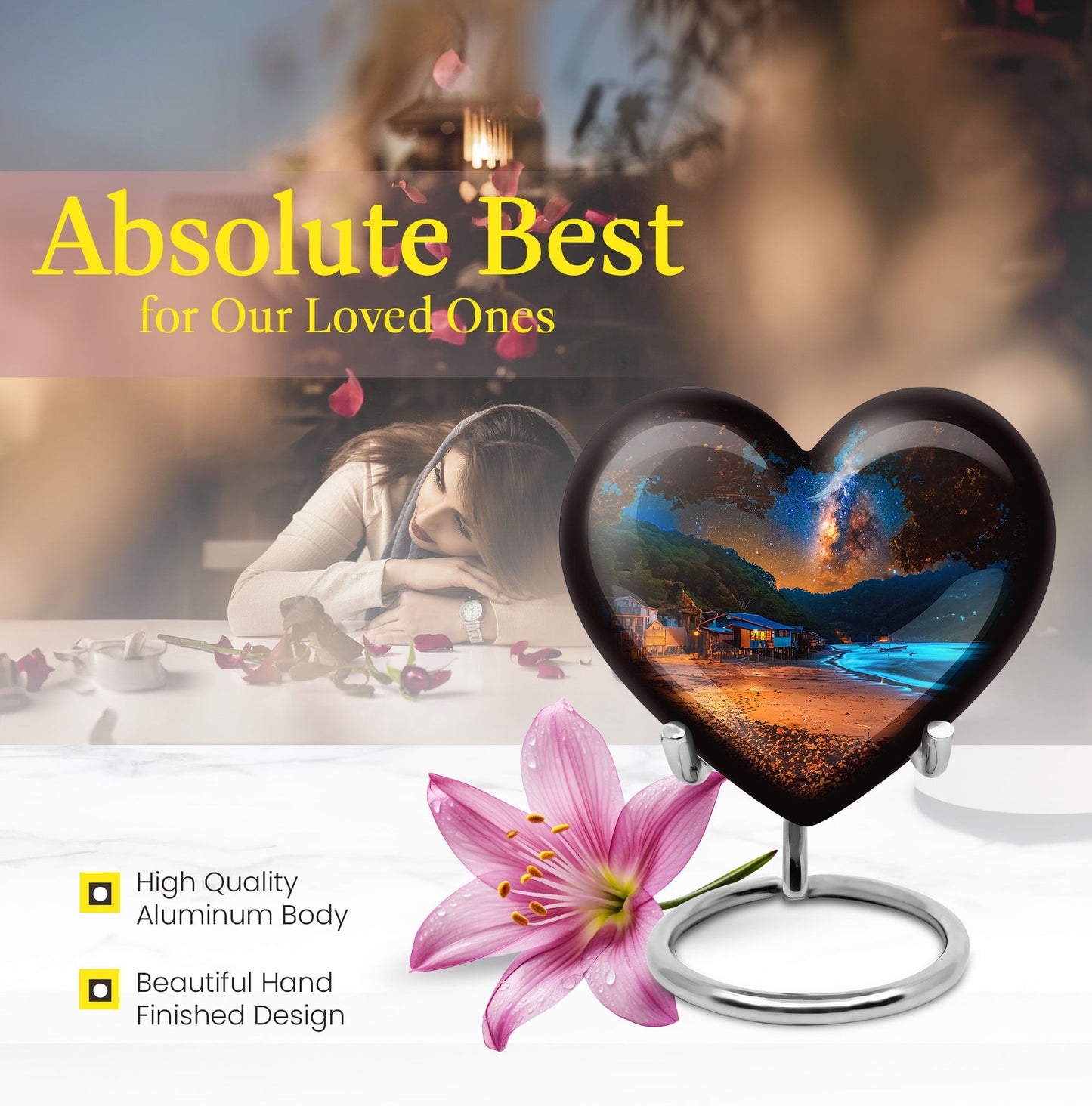  burial urn for cremation ashes 