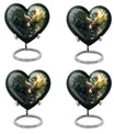 white cat heart urn for ashes