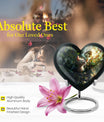 white cat heart urn for ashes