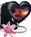 Heart Shaped Phoenix Urn