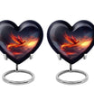 Heart Shaped Phoenix Urn