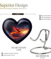 Heart Shaped Phoenix Urn