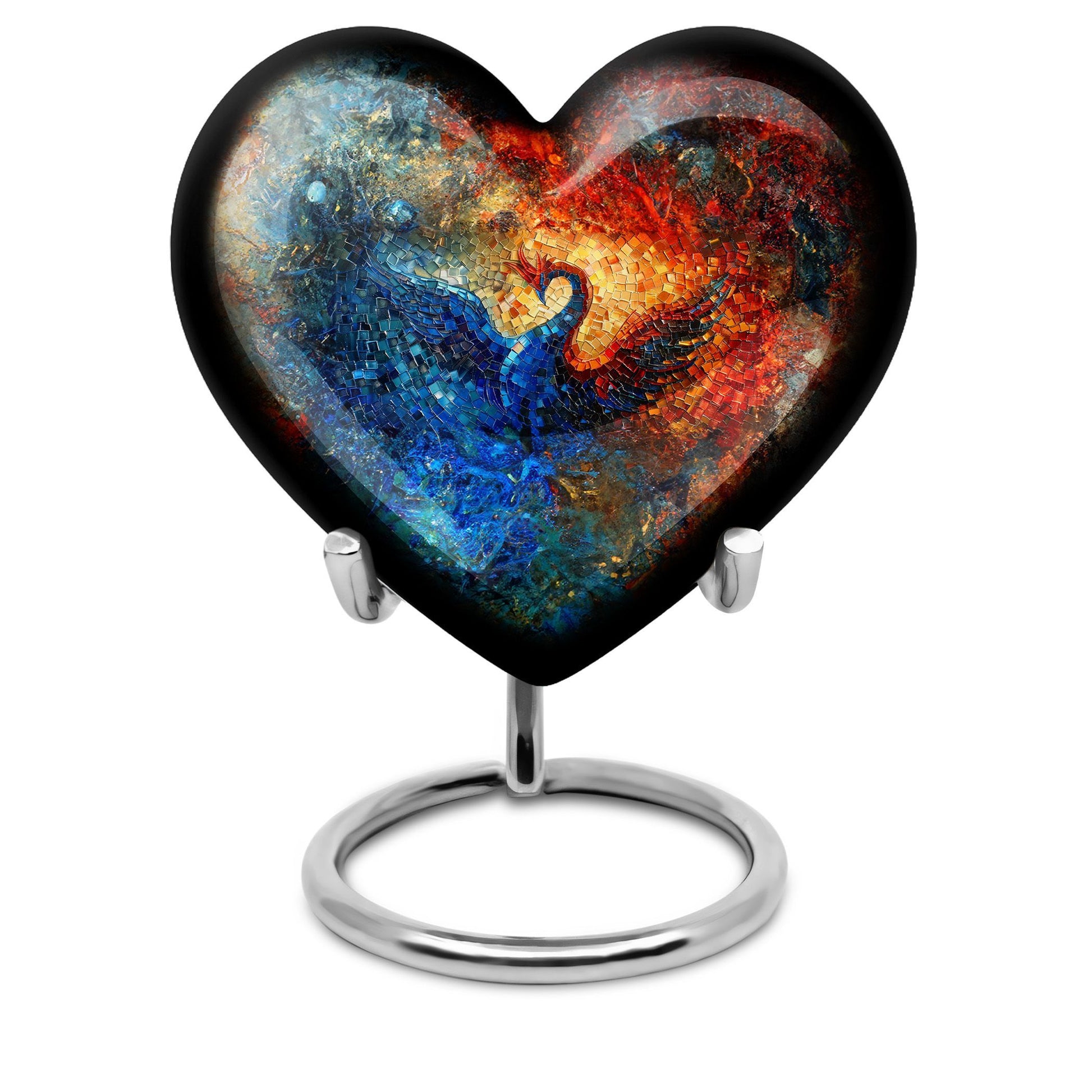 heart-shaped Phoenix Urn