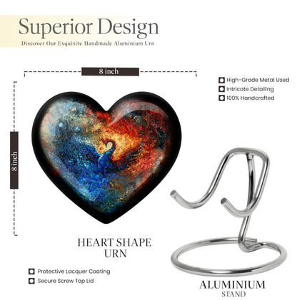 heart-shaped Phoenix Urn