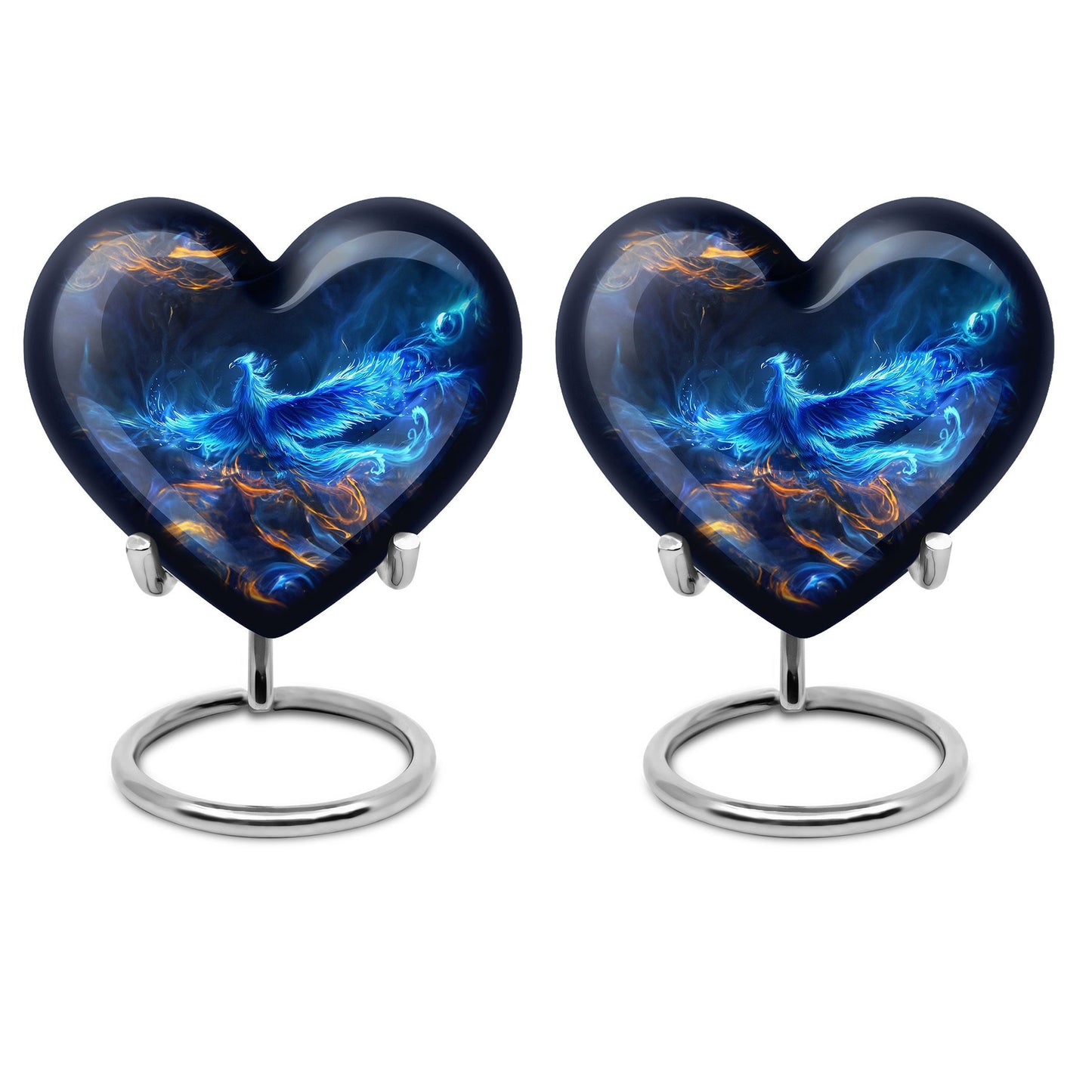 Phoenix Urn Heart design