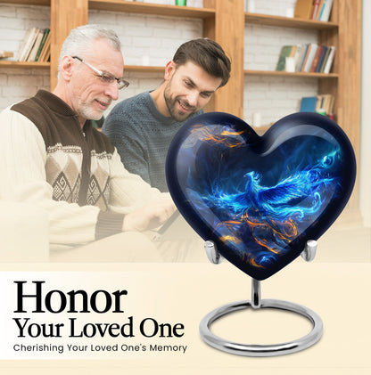 Phoenix Urn Heart design