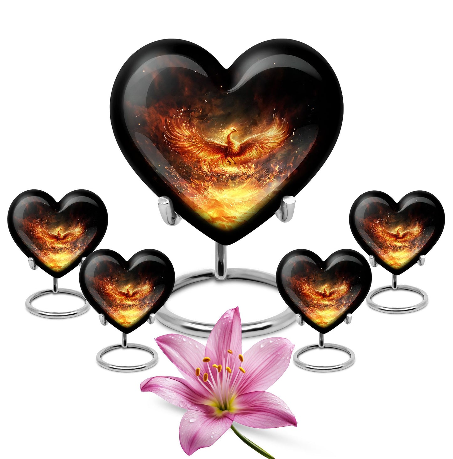 large Phoenix burial urn for human ashes