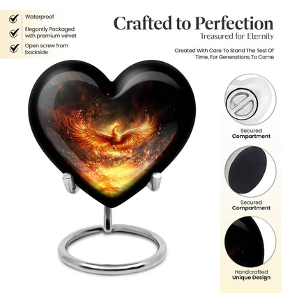 large Phoenix burial urn for human ashes
