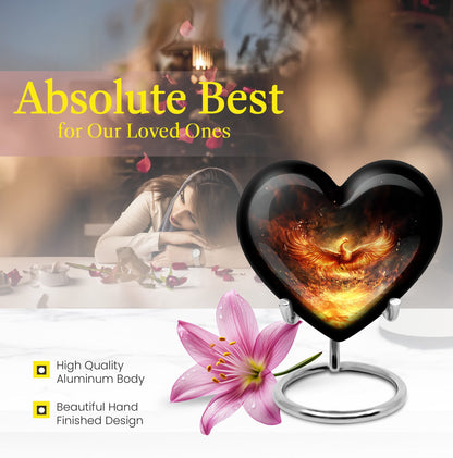 large Phoenix burial urn for human ashes