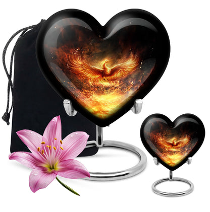 large Phoenix burial urn for human ashes