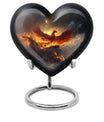 Phoenix Bird Adult Cremation Urn For Ashes - Mystical Bird Urn For Memorial