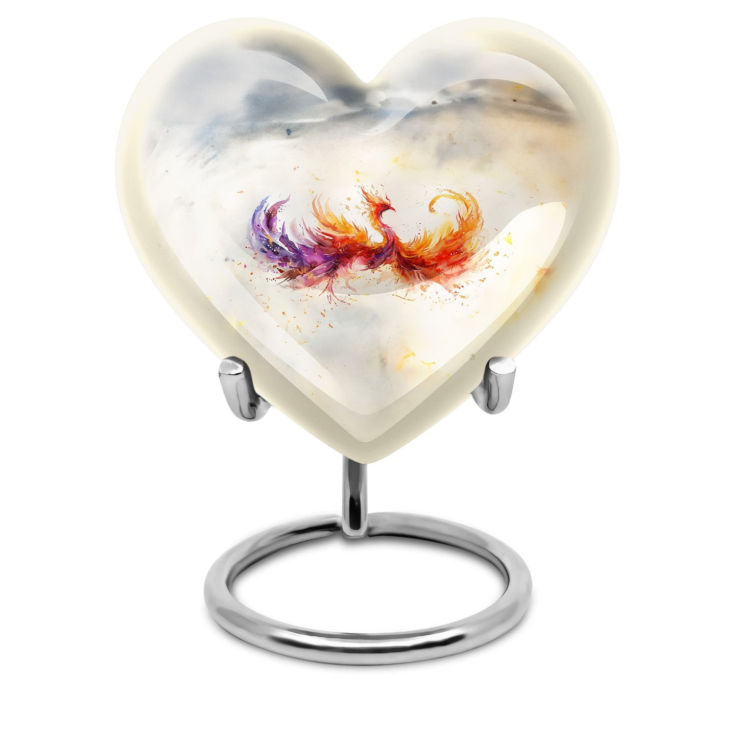 Phoenix Heart Urn for mom