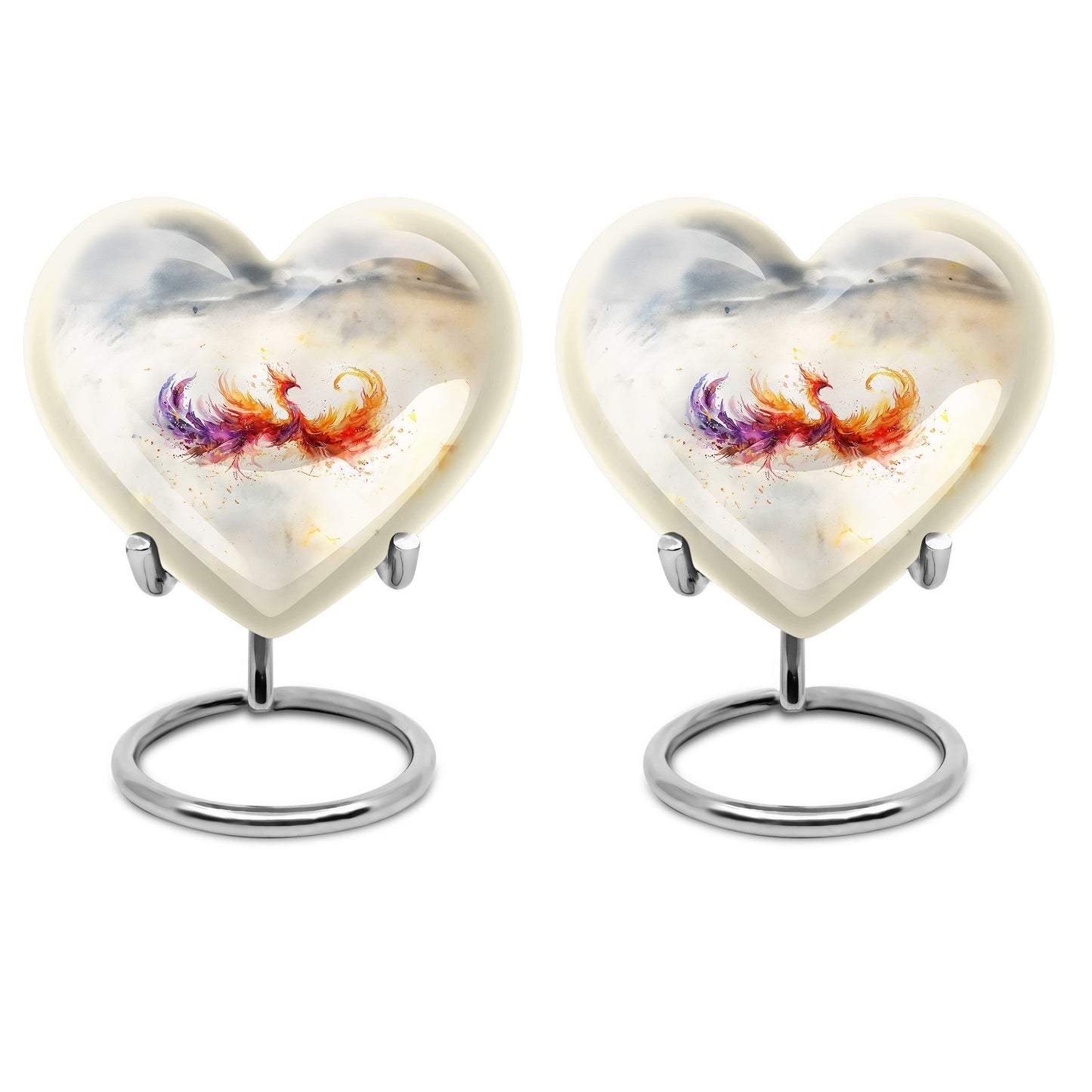 Phoenix Heart Urn for mom