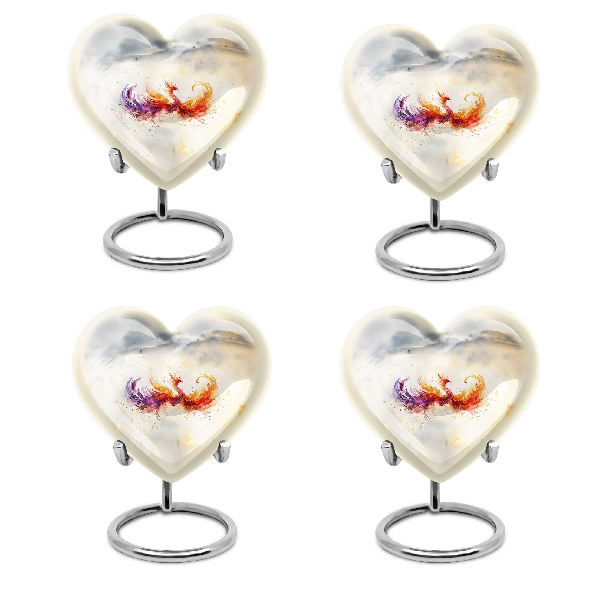 Phoenix Heart Urn for mom