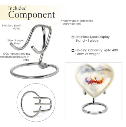 Phoenix Heart Urn for mom