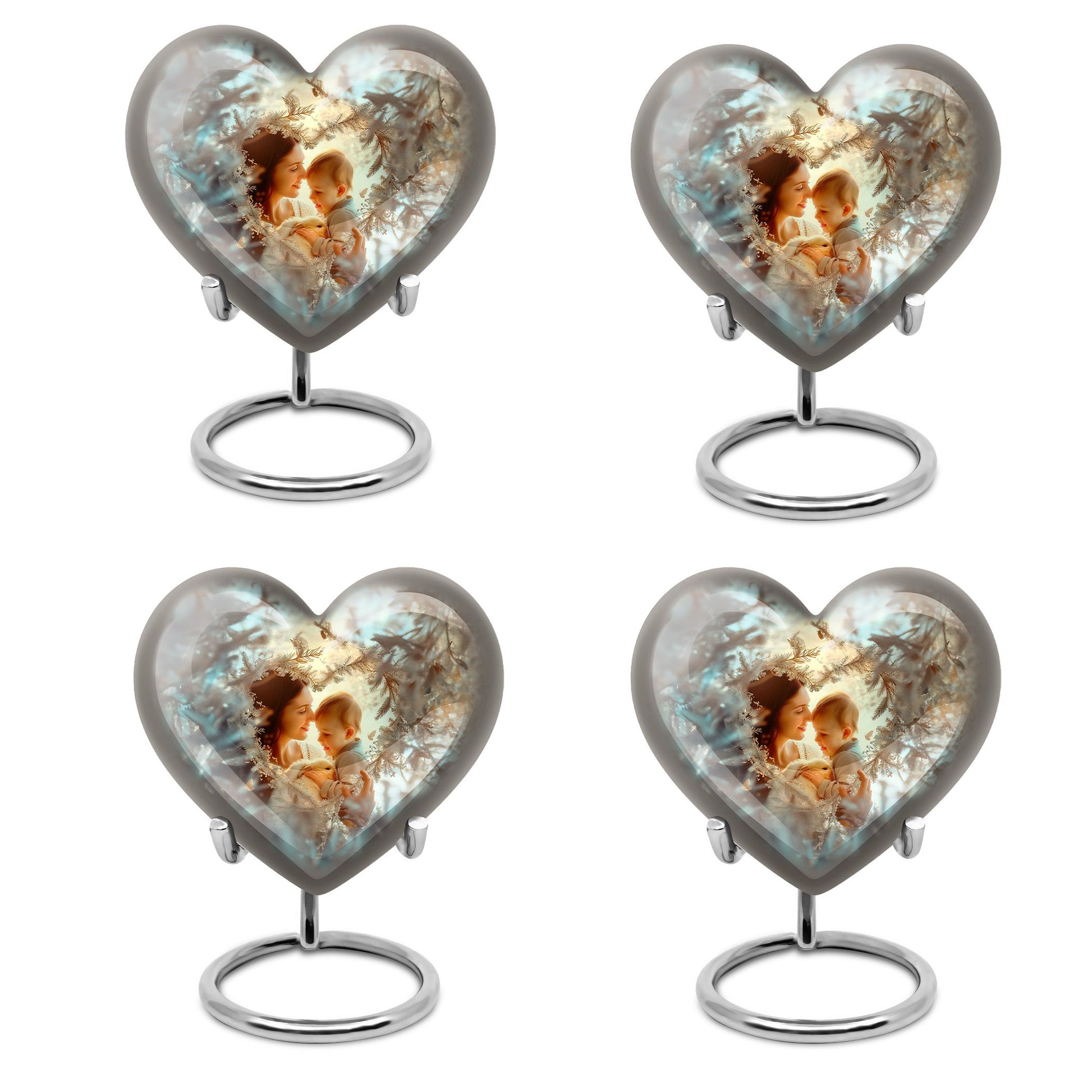 Child & Mother Memorial Urn For Human Ashes - Funeral Urn For Parents