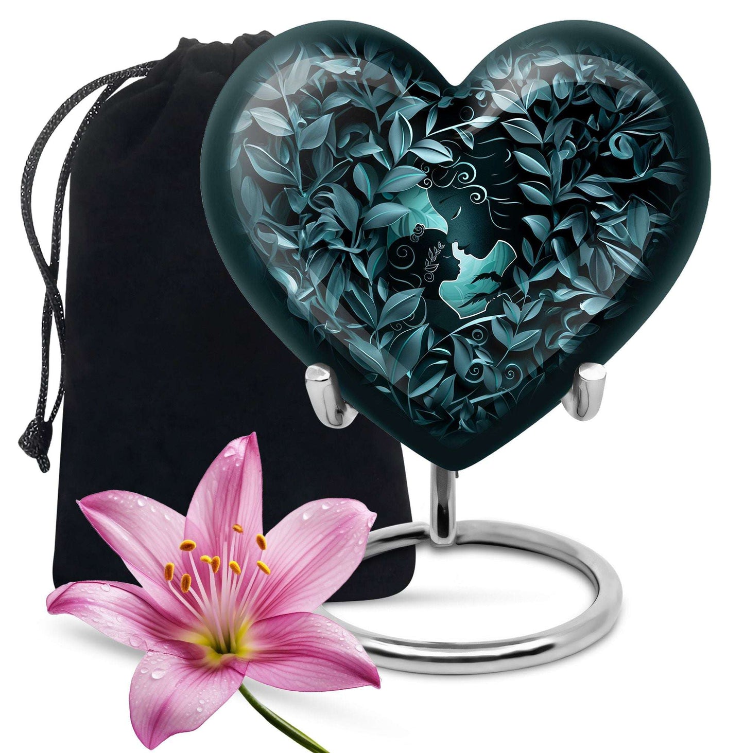 large Mother Love Heart Urn
