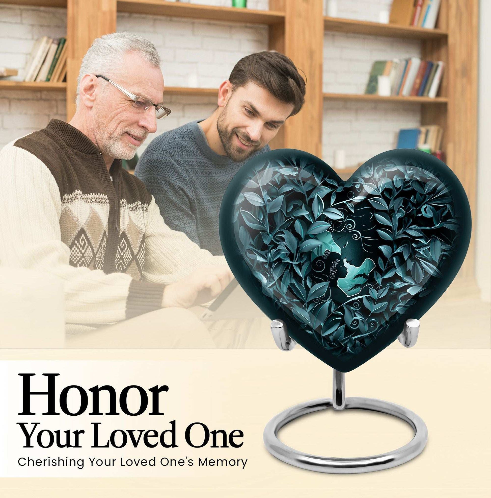 large Mother Love Heart Urn