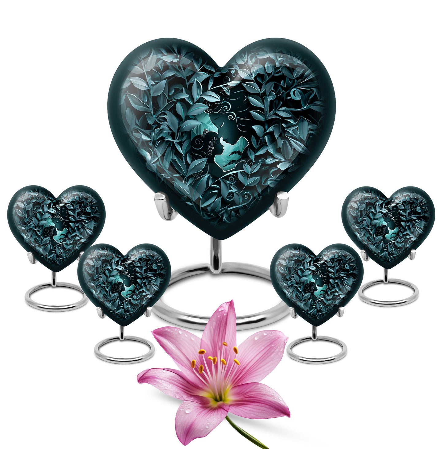 Personalized Mother Keepsake Urn for Mom - 10-inch, 200 cu in - Yatskia