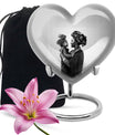 Mother Love heart Urn, a memorial urn