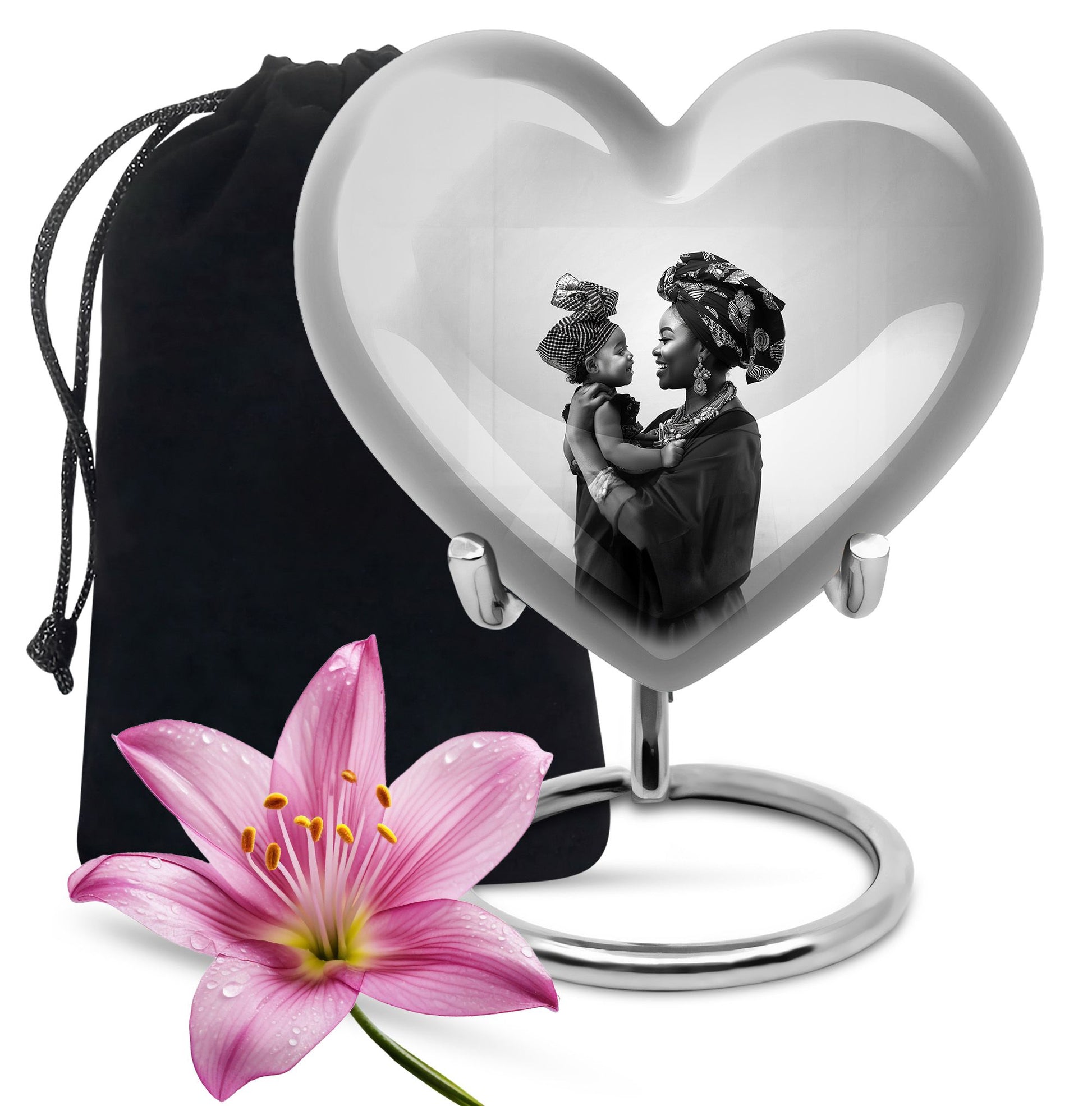 Mother's Love Urn For Human Ashes - Mother's Memorial Ashes Keepsake