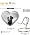 Mother Love heart Urn, a memorial urn