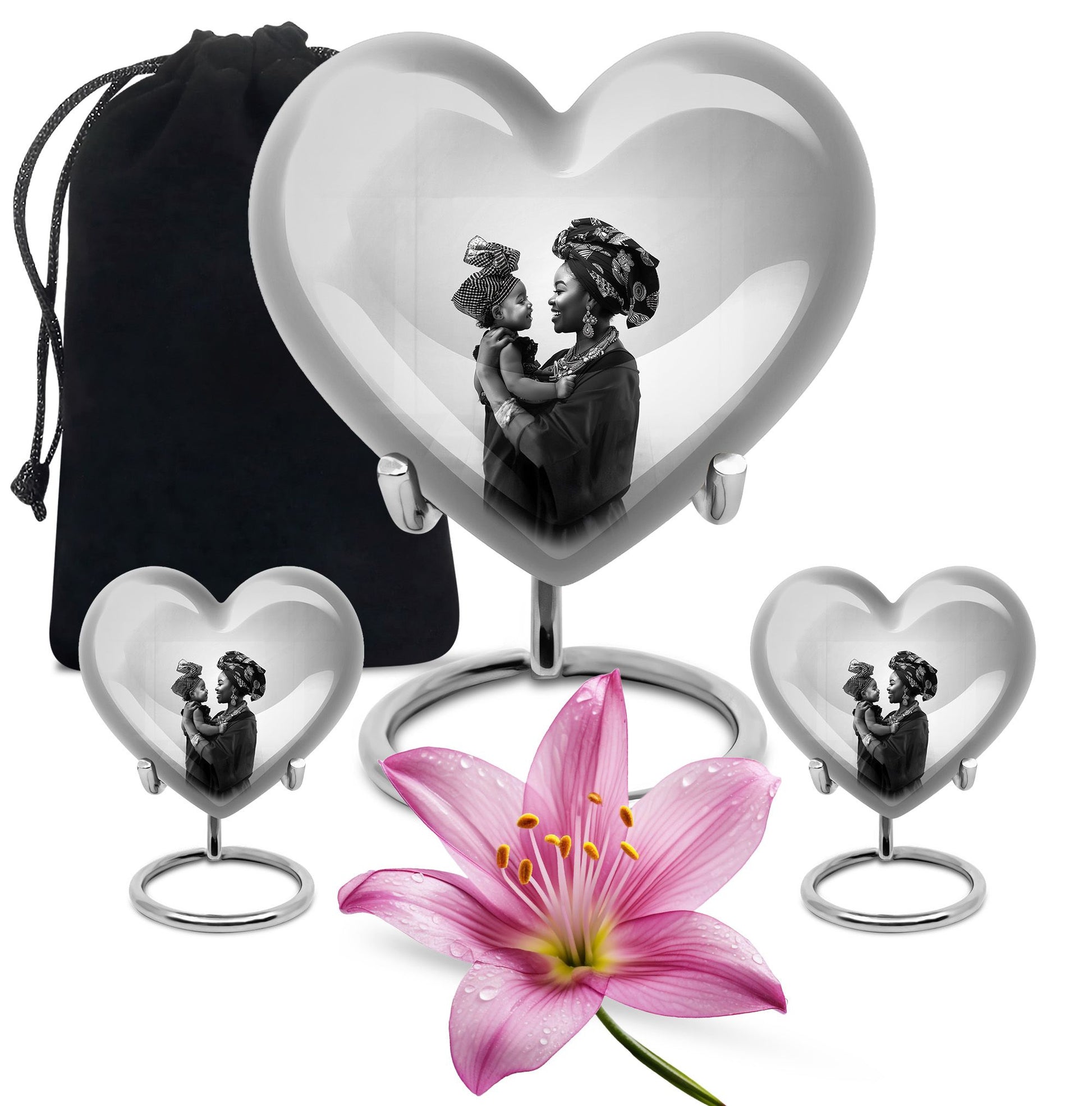 Mother's Love Urn For Human Ashes - Mother's Memorial Ashes Keepsake