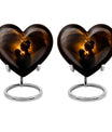 heart designed mother love urn