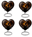 heart designed mother love urn